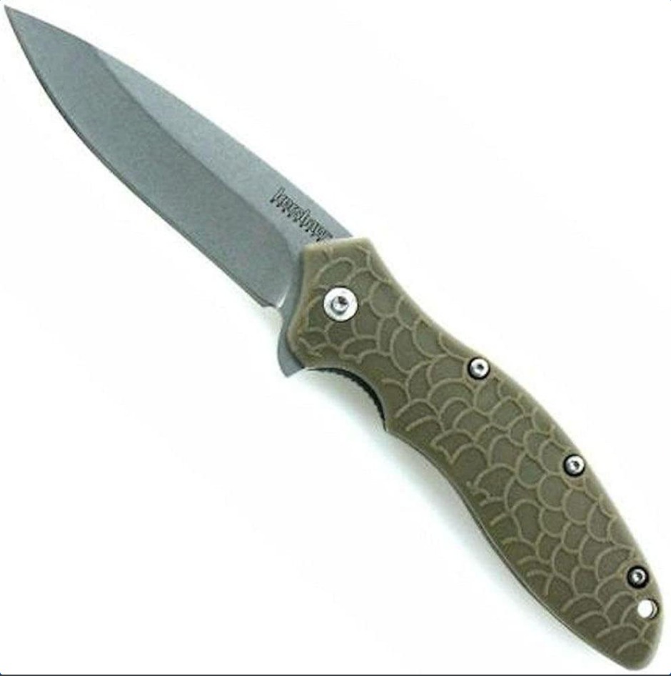 Kershaw Oso Sweet EDC Pocketknife, 3in 8Cr13MoV Steel Drop Point Blade, Assisted Opening, Liner Lock customer photo 2