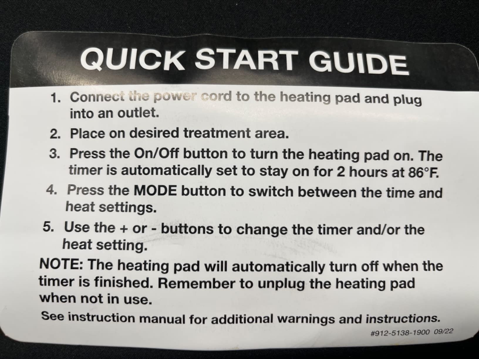 Mabis DMI Dry and Moist Heat Electric Heating Pad for Back Pain Relief, FSA and HSA Eligible, Muscle Aches, Arthritis and Sore Joints with 9ft Cord, Large 24.5 x 11 customer photo 2