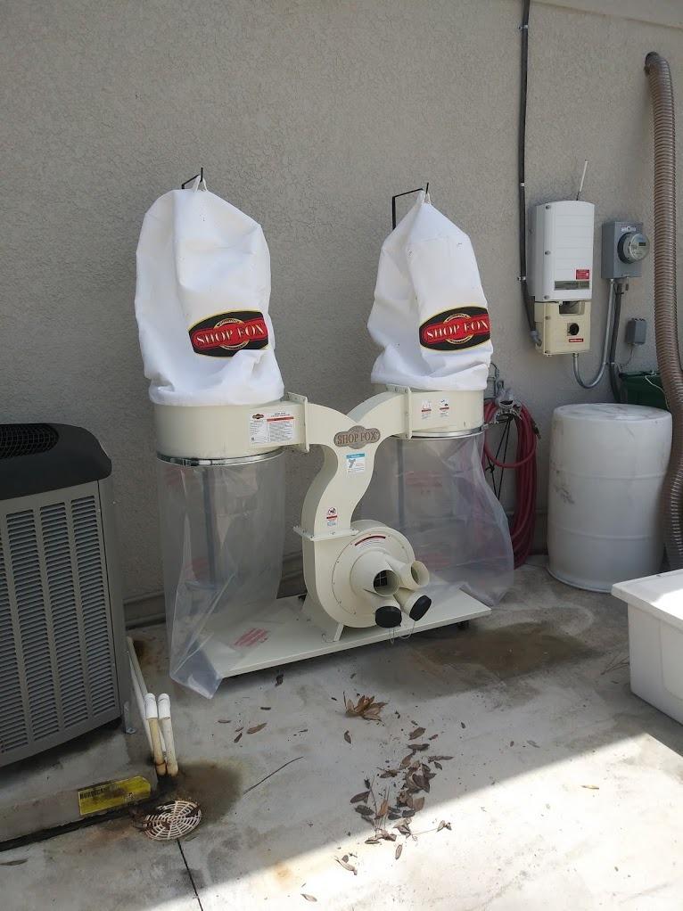 Shop Fox 3 HP Dust Collector W1687 customer photo 2