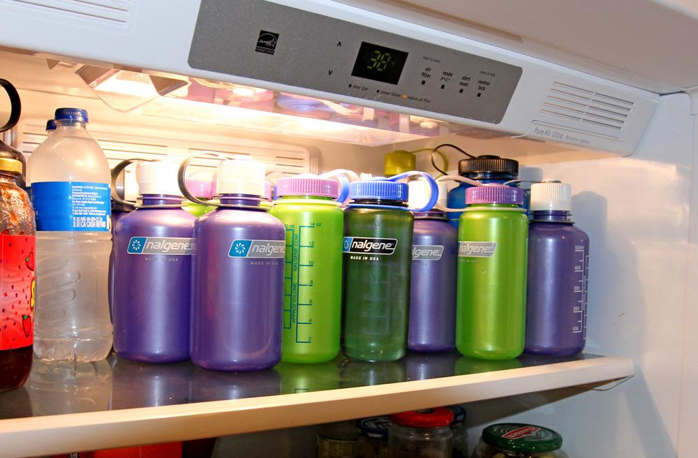 Nalgene Tritan Wide Mouth BPA-Free Water Bottle, Glows Green, 1 Quart, 32 oz customer photo 2