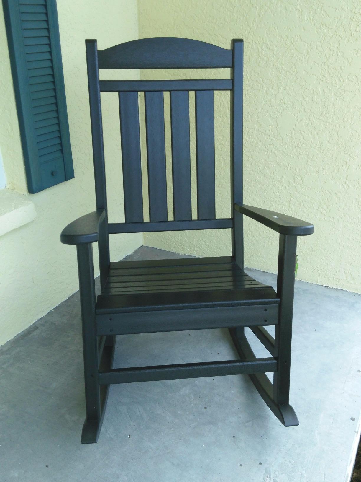 POLYWOOD Presidential Rocking Chair in Black customer photo 1