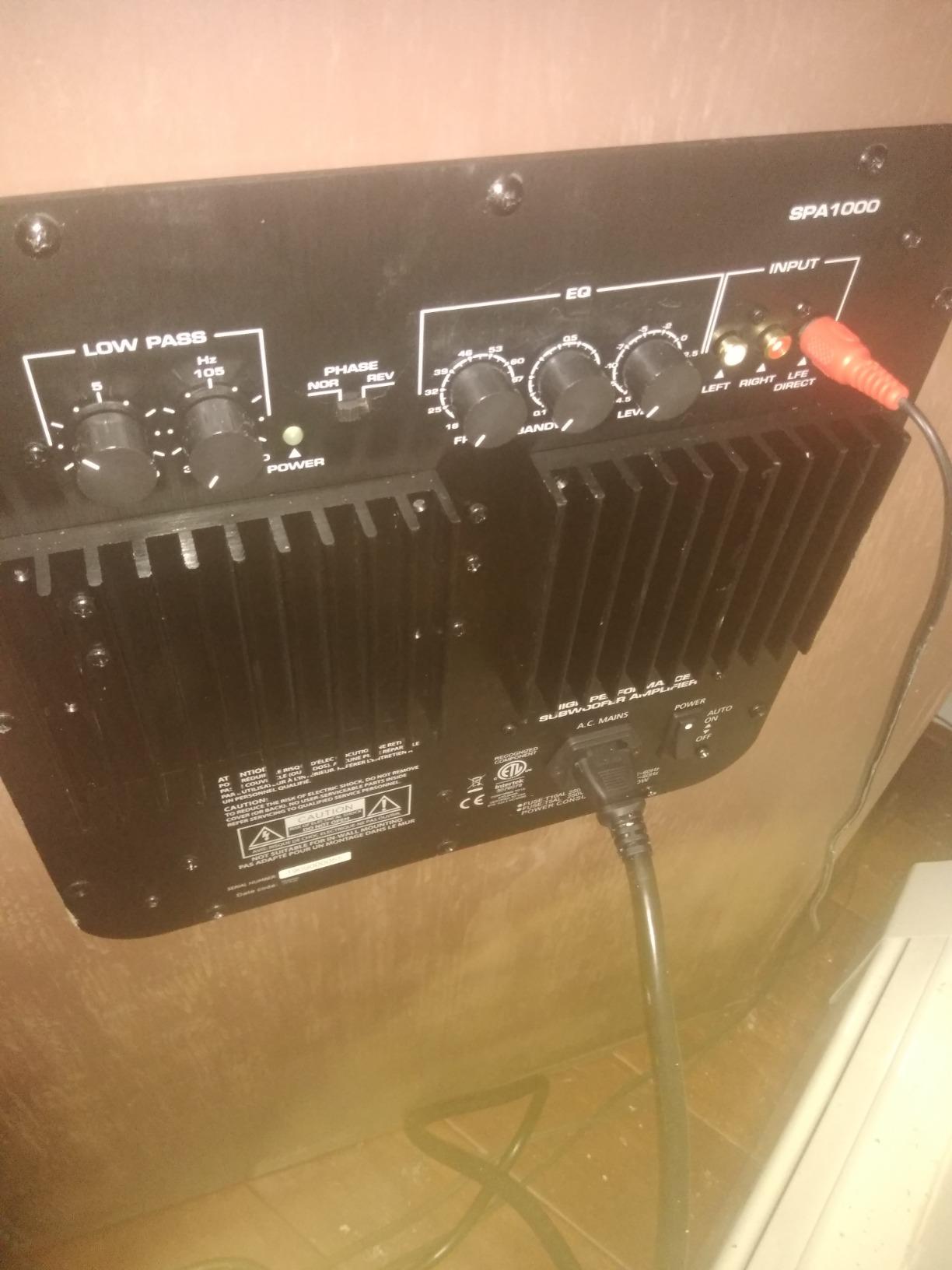 SPA1000 1000W Subwoofer Plate Amplifier customer photo 2