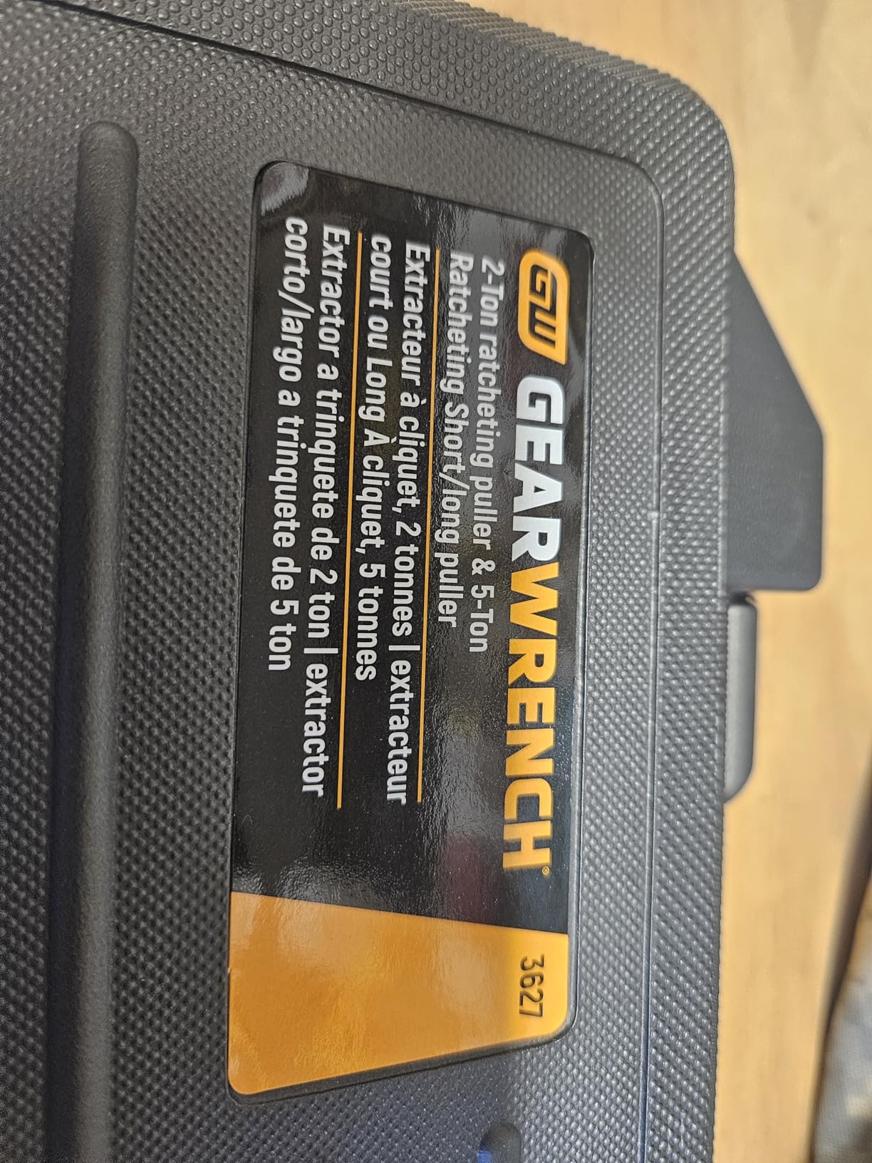 GEARWRENCH 2 & 5 Ton 2 or 3 Jaw Int/Ext Ratcheting Puller Set | 3627 customer photo 1