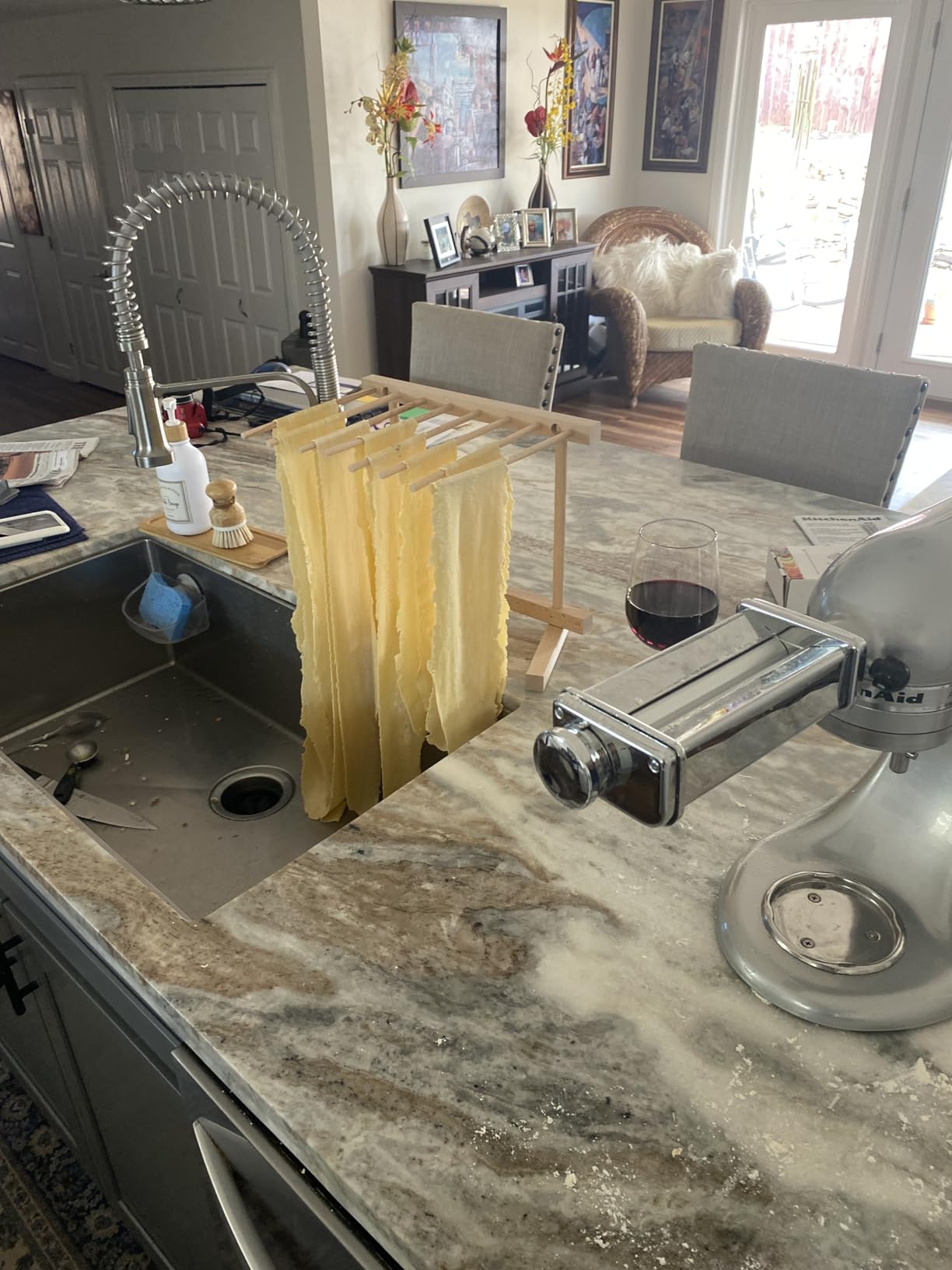 Eppicotispai EP 102 Natural Beechwood Collapsable Pasta Drying Rack customer photo 1