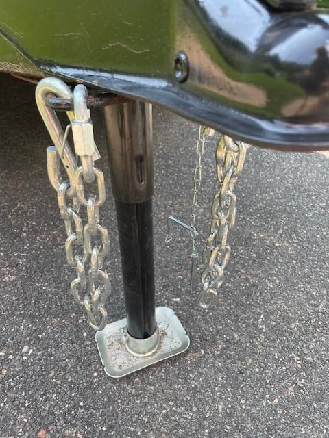 CURT 28250 A-Frame Trailer Jack, 5,000 lb Support, 14
