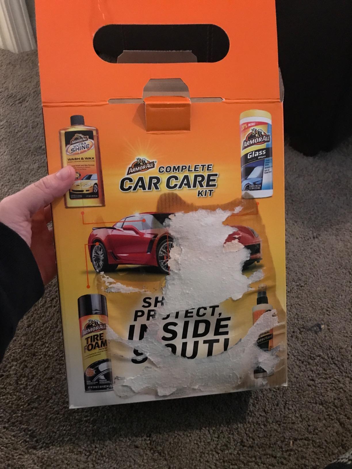 Armor All Car Cleaning Kit, Glass Wipes, Protectant, Wash & Wax, Tire Foam customer photo 2