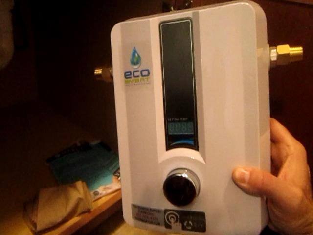 EcoSmart ECO 8 Tankless Water Heater, Electric, 8-kW - Quantity 1, 12 x 8 x 4 customer photo 1