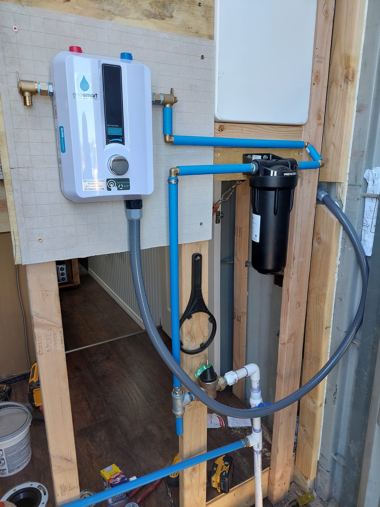 EcoSmart ECO 8 Tankless Water Heater, Electric, 8-kW - Quantity 1, 12 x 8 x 4 customer photo 2