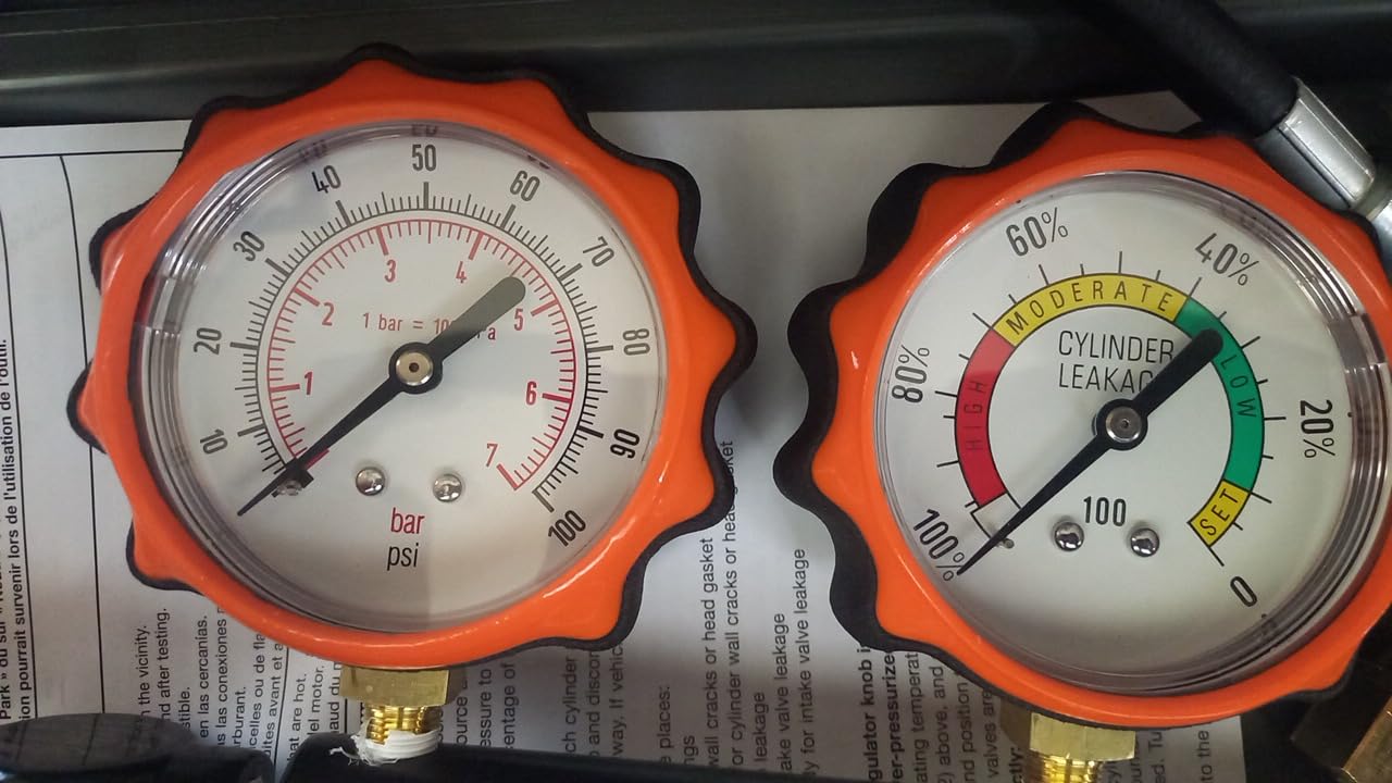 Lang Tools CLT-2 100 PSI Cylinder Leakage Tester with 2 Gauges customer photo 2