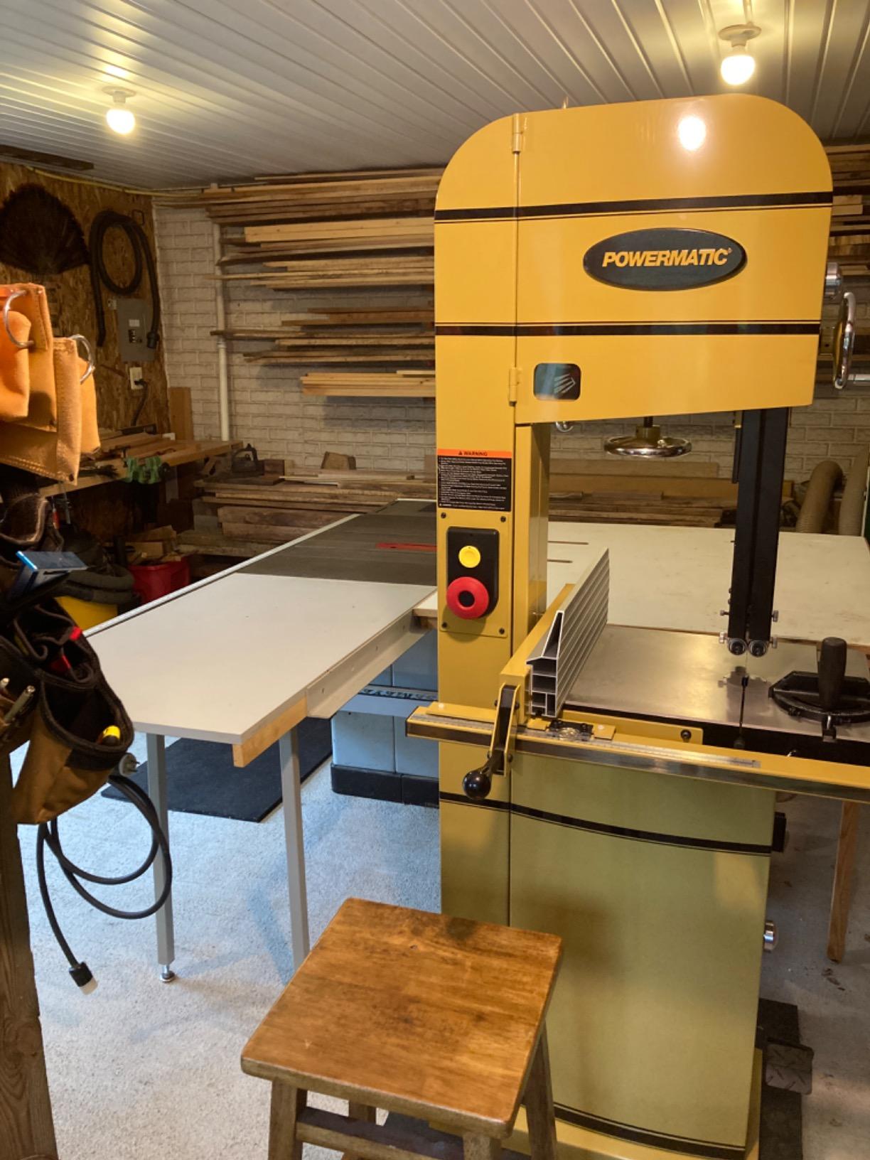 Powermatic 15-Inch Woodworking Bandsaw, 3 HP, 230V 1Ph (PM1500) customer photo 1