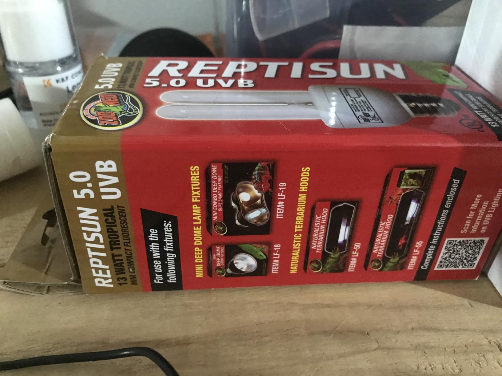 ReptiSun 5.0 Mini Compact Fluorescent Lamp 13 Watts customer photo 1