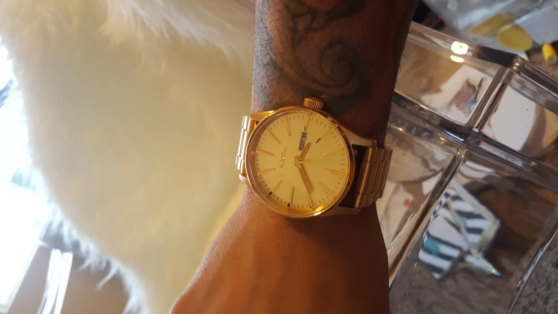 Sentry SS A356 - 100m Water Resistant Men's Analog Classic Watch (42mm Watch Face, 23mm-20mm Stainless Steel Band) customer photo 2