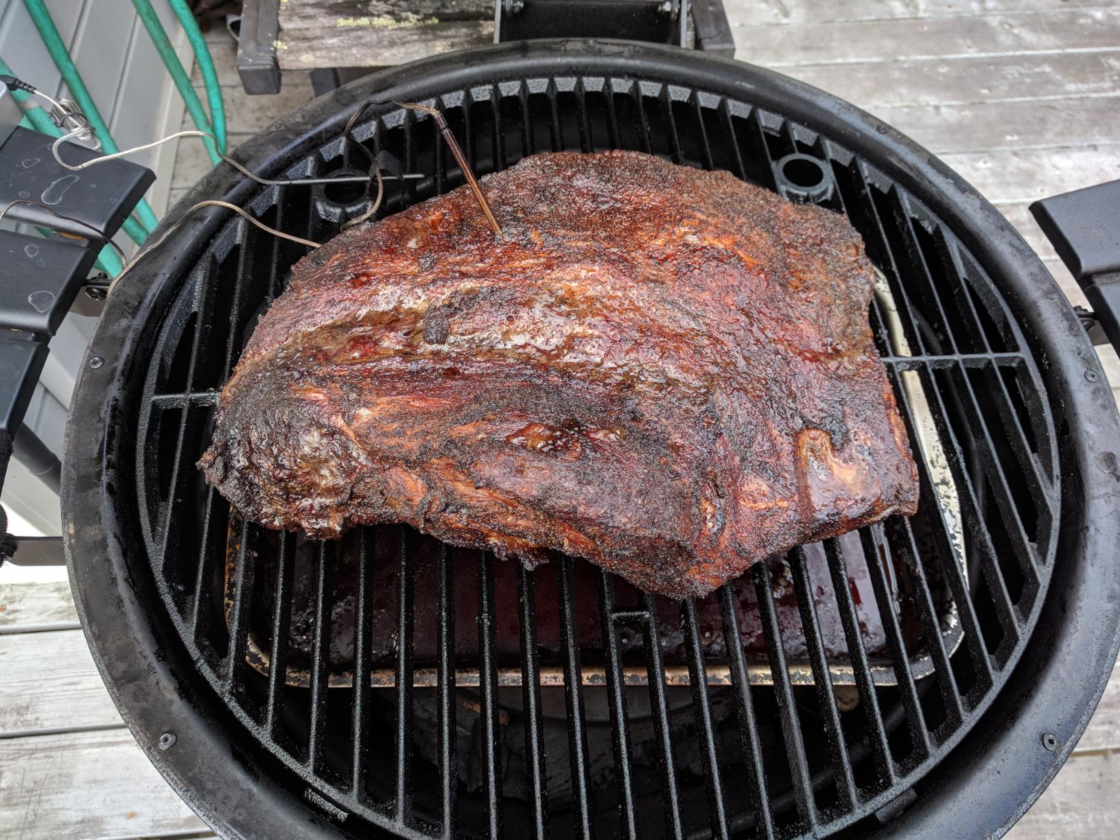 Char-Griller AKORN Kamado Charcoal Grill and Smoker with Cast Iron Grates, Warming Rack and Locking Lid with 445 Cooking Square Inches in Graphite, Model E16620 customer photo 1