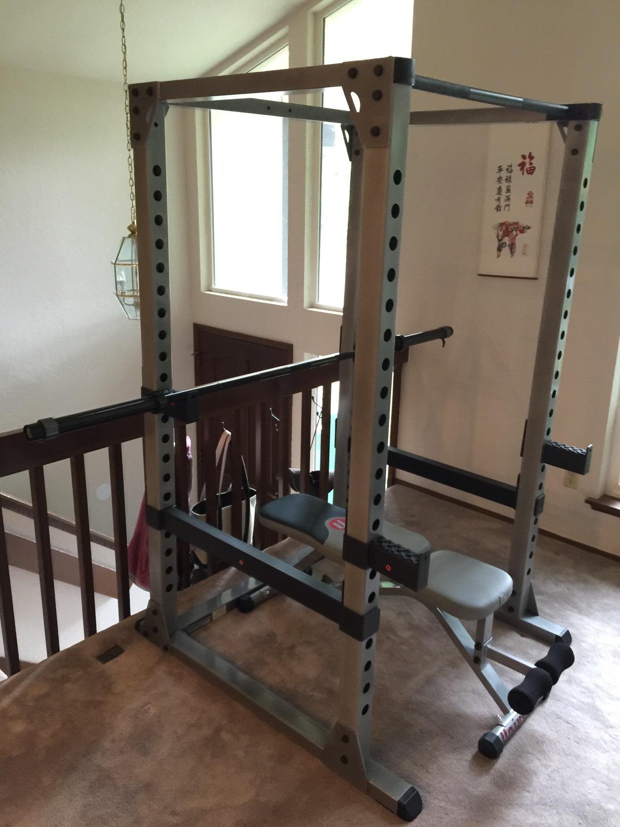 Body-Solid GPR378 Power Rack - Heavy-Duty Steel Squat Cage with Adjustable Safety Bars and Chin-Up Bar for Home and Light Commercial Gym customer photo 2