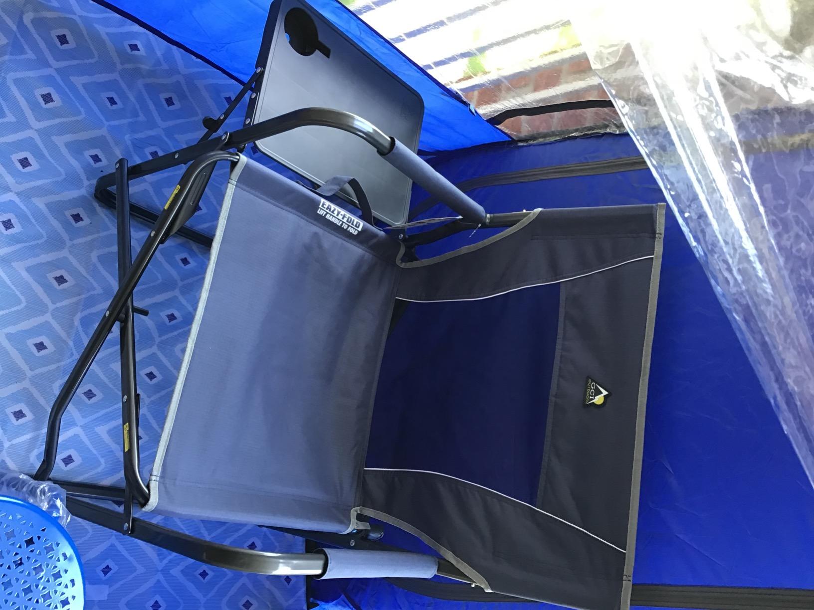GCI Outdoor Slim-Fold Outdoor Folding Chair Camping Chair With Side Table customer photo 1