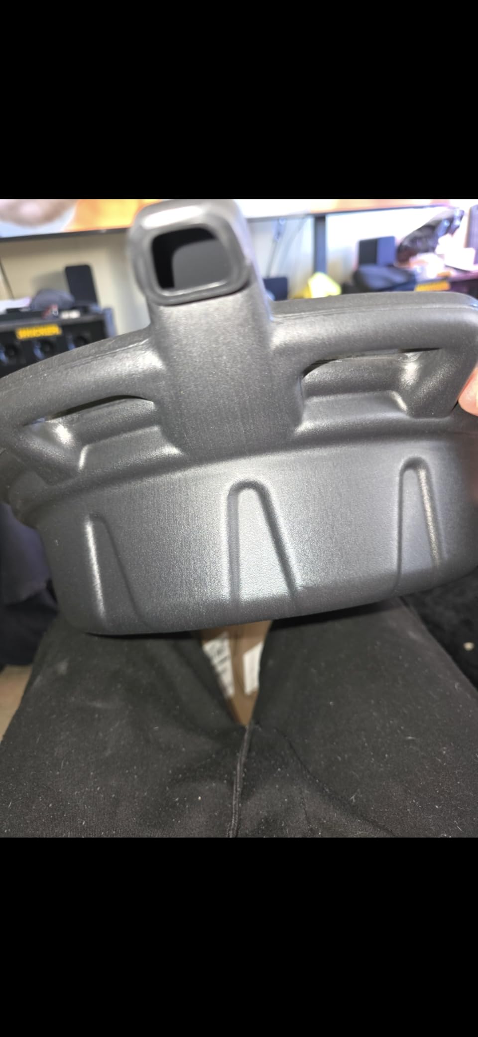 NEIKO 20762A Oil Drain Pan | Black Plastic Anti Splash | Motor Oil Drip Catcher Pan | 2 Gallon (8L) Capacity customer photo 1