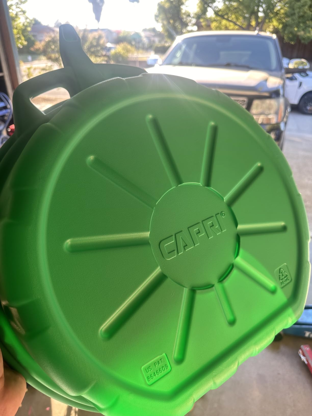 Capri Tools CP21023 Portable Oil Drain Pan, Anti-Freeze, Green customer photo 1