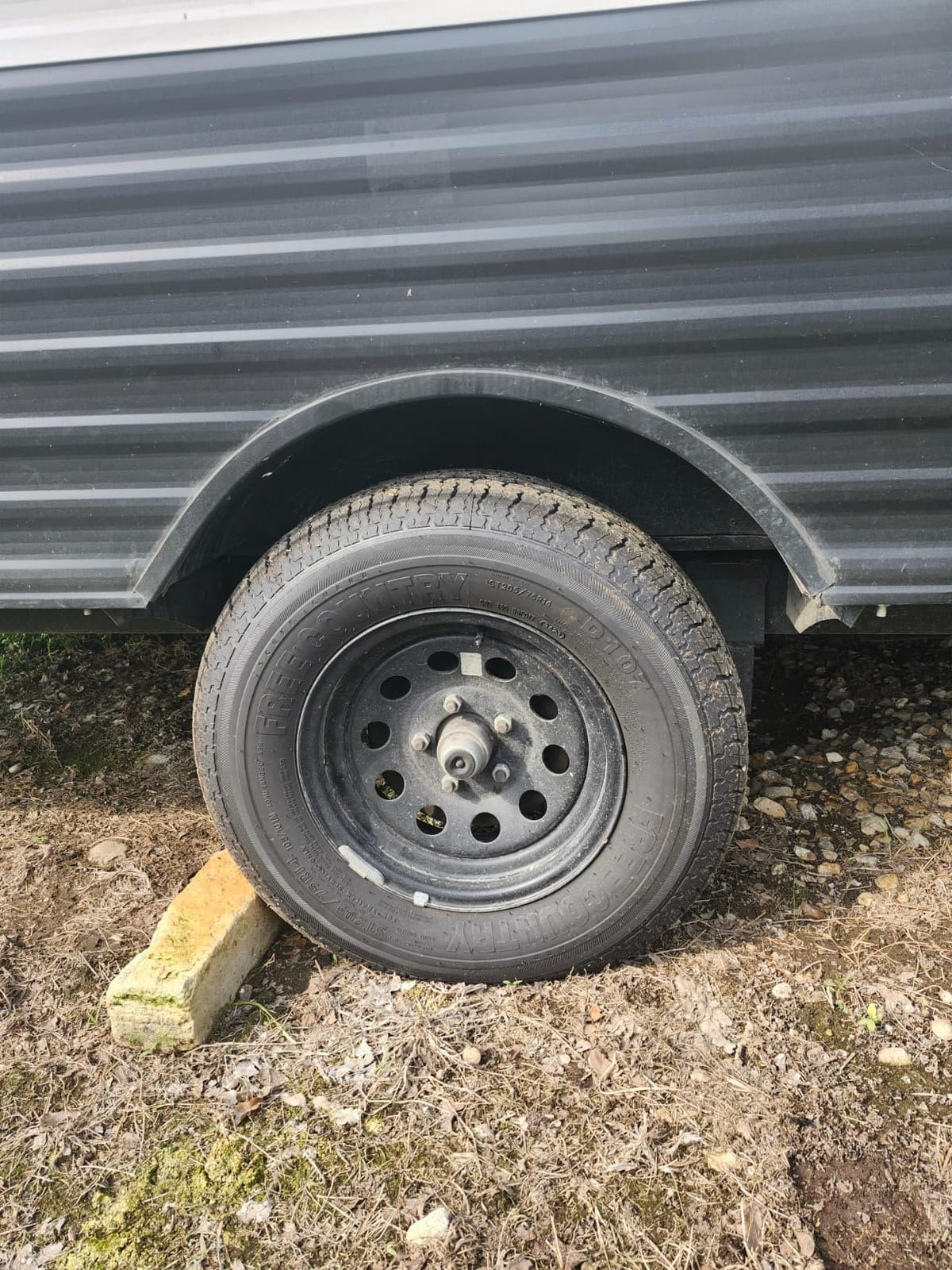 Free Country Set 2 Premium Trailer Tires ST205/75R14 8PR LR D w/Scuff Guard - Steel Belted Radial Load Range D customer photo 2