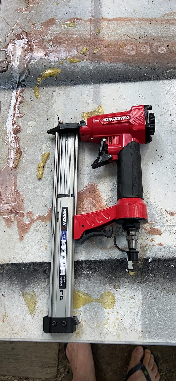 Arrow PT23G 23 Gauge Compact Pneumatic Pin Nail Gun, Oil-Free | Compact Pneumatic Pin Nail Gun for Trim, Molding, Crafts, Fits 3/8