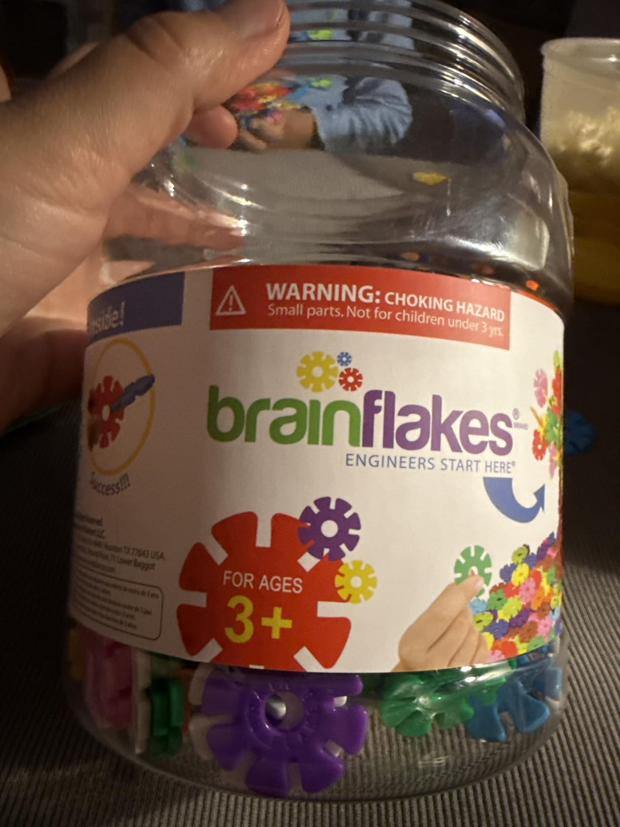 Brain Flakes 500 Piece Set, Ages 3+, Interlocking Plastic Disc Toy for Creative Building, Educational STEM Learning, Construction Block Play for Kids, Teens, Adults, Boys, and Girls customer photo 2