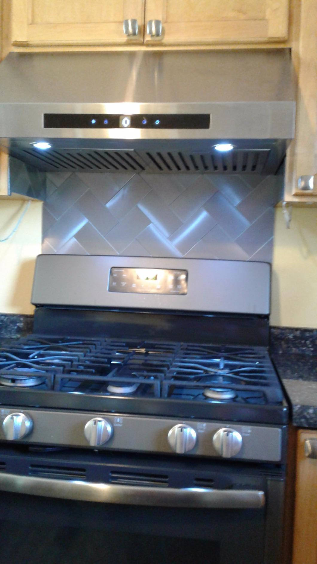 30 in. Haven Coll 380 CFM Ducted Under Cabinet Range Hood, LED, Stainless | Cosmo UMC30 Soft Touch Controls, Permanent Dishwasher-Safe Baffle Filters, 3 Fan Speeds, Backdraft Damper customer photo 2