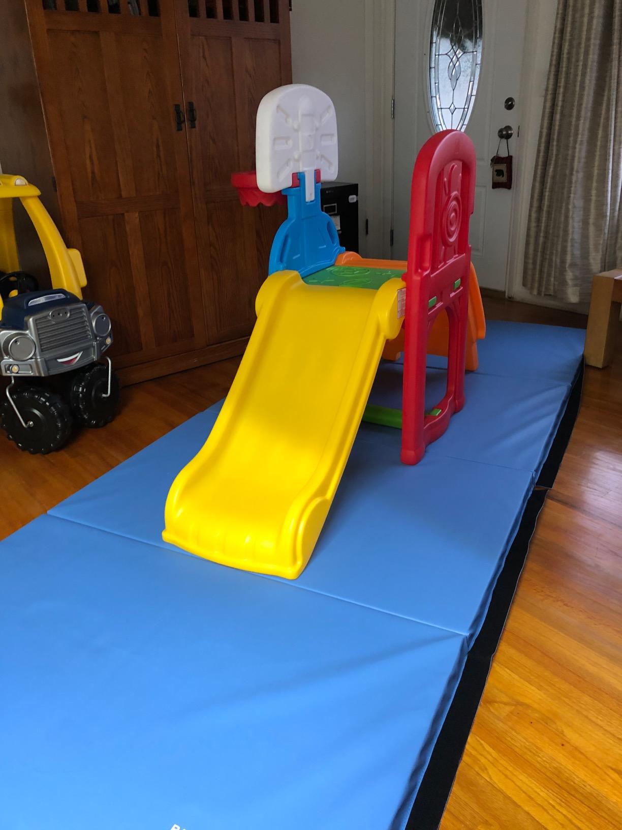 Step2 Game Time Sports Climber, Kids Indoor/Outdoor Playset, Backyard Playground Set, Slide, Climbing Wall, Basketball Hoop, Outside Jungle Gym, For Toddlers 2-6 Years Old customer photo 1