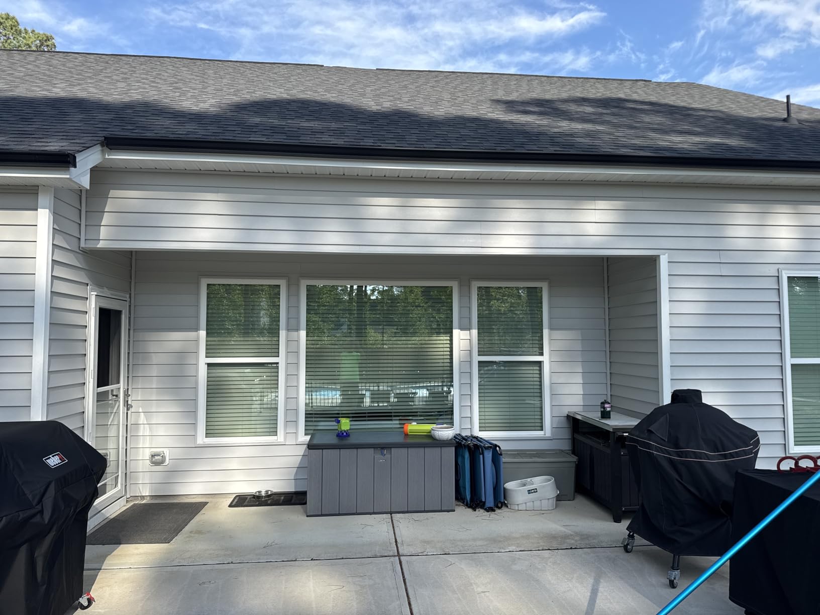 Luxury Series, 12'x10' Electric Retractable Awning, Premium Quality Fully Assembled UV+ Sun Shade Canopy, Brick Red Stripes, EA1210-A430H2 customer photo 2