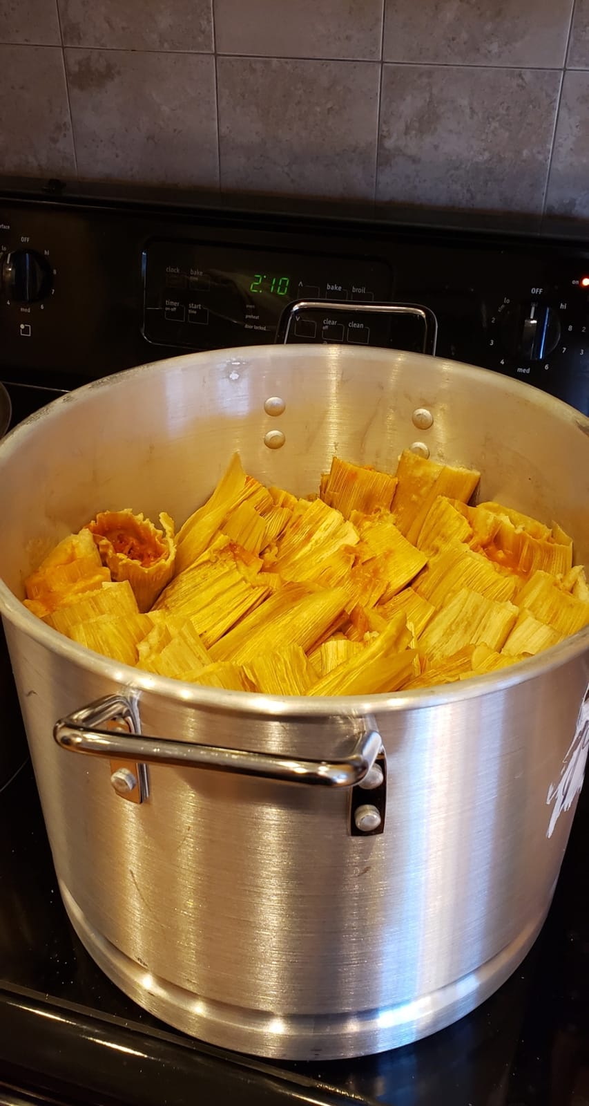 24 Qt Tamale Steamer Vaporera Stock Pot Premium Aluminum Tamalera 6 Gallons customer photo 2