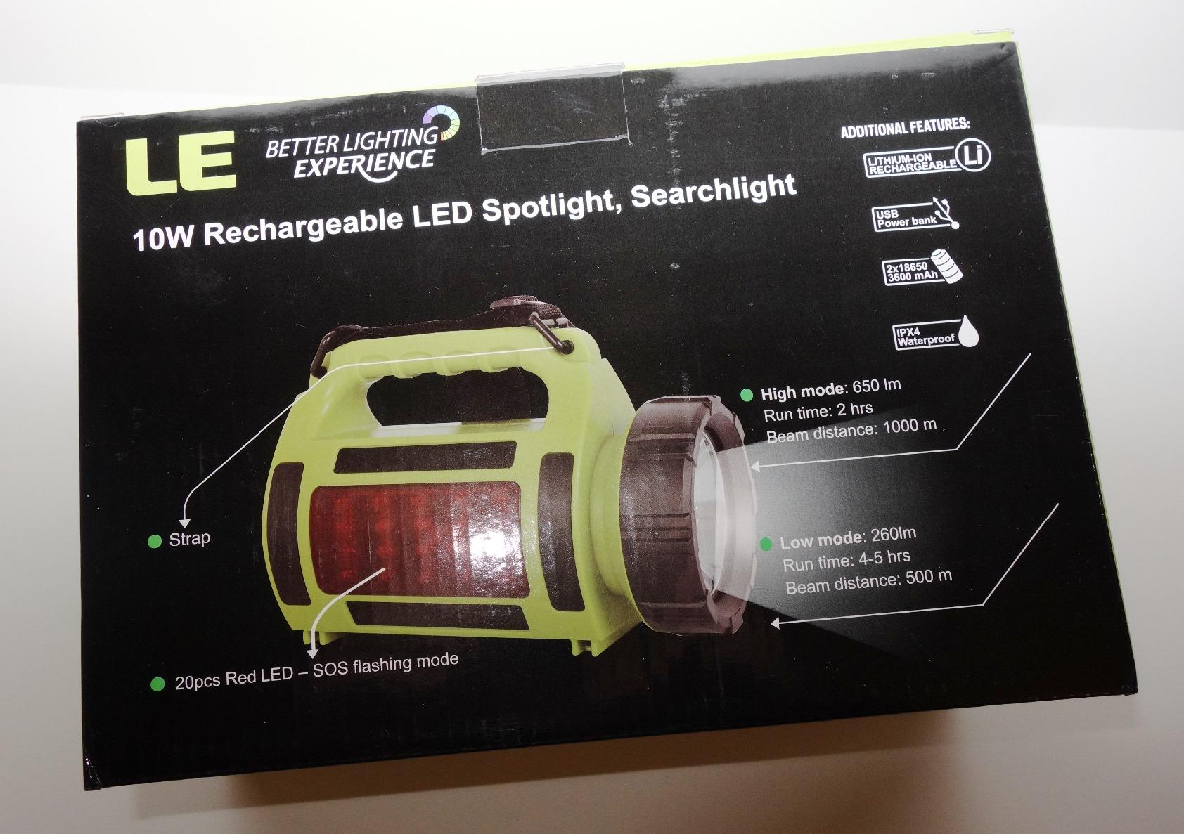 LE Rechargeable LED Lantern, 1000LM, 5 Light Modes, IPX4 Waterproof, 3600mAh, Lantern Flashlight for Hurricane Emergency, Hiking, Home customer photo 2