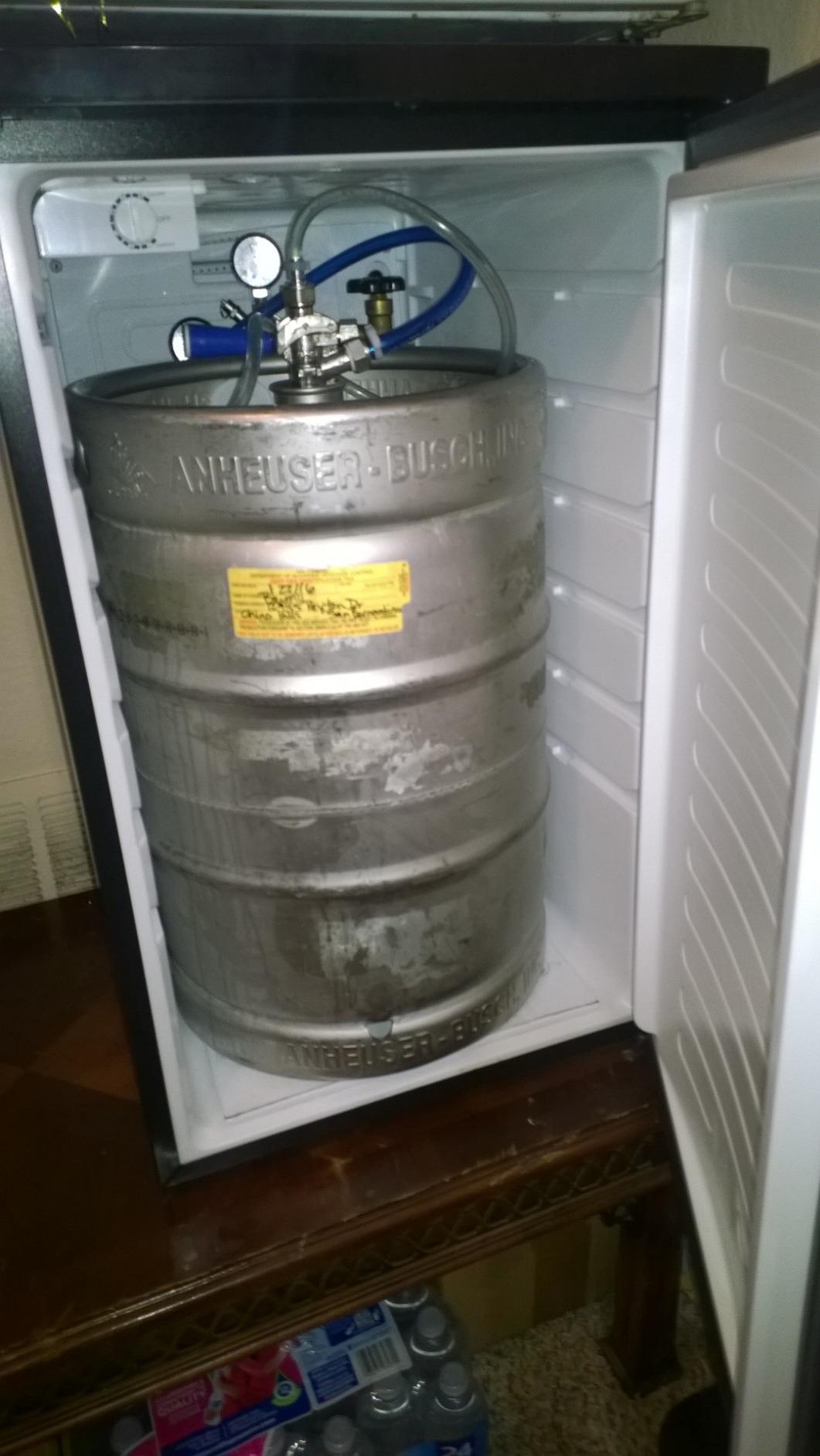 EdgeStar BR2001BL Ultra Low Temp Refrigerator for Kegerator Conversion - Freestanding Only, Stores one standard 1/2 barrel, pony or two 1/6th or Cornelius corny kegs, Black customer photo 1