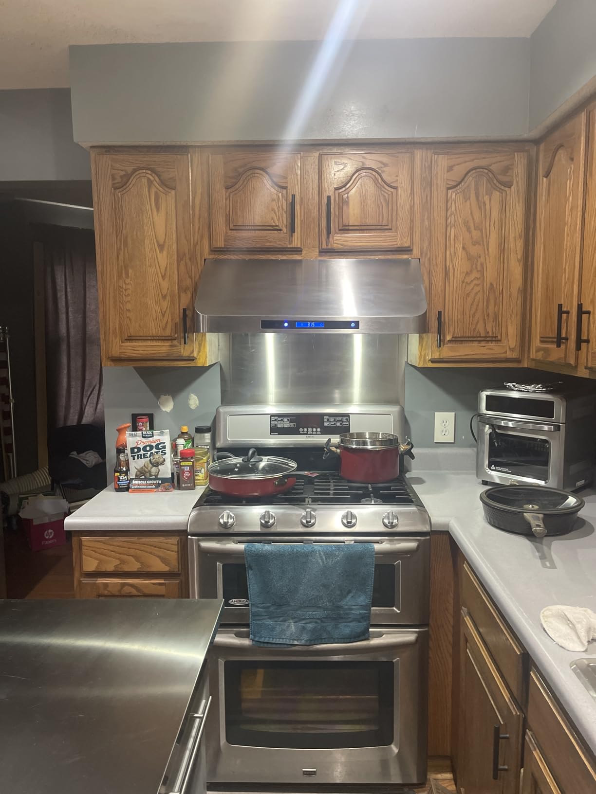 30 in. Haven Coll 500 CFM Ducted Under Cabinet Range Hood, LED, Stainless | Cosmo COS-QS75 Soft Touch Controls, Wireless Remote, Dual Motor, Permanent Dishwasher-Safe Baffle Filters, 4 Fan Speeds customer photo 1