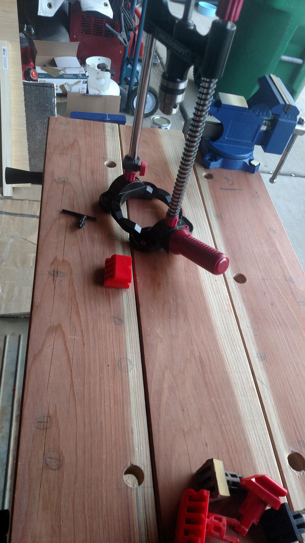 Milescraft DrillMate Portable Drill Guide Adjustable Precision Drilling Jig | 1318 - 3/8