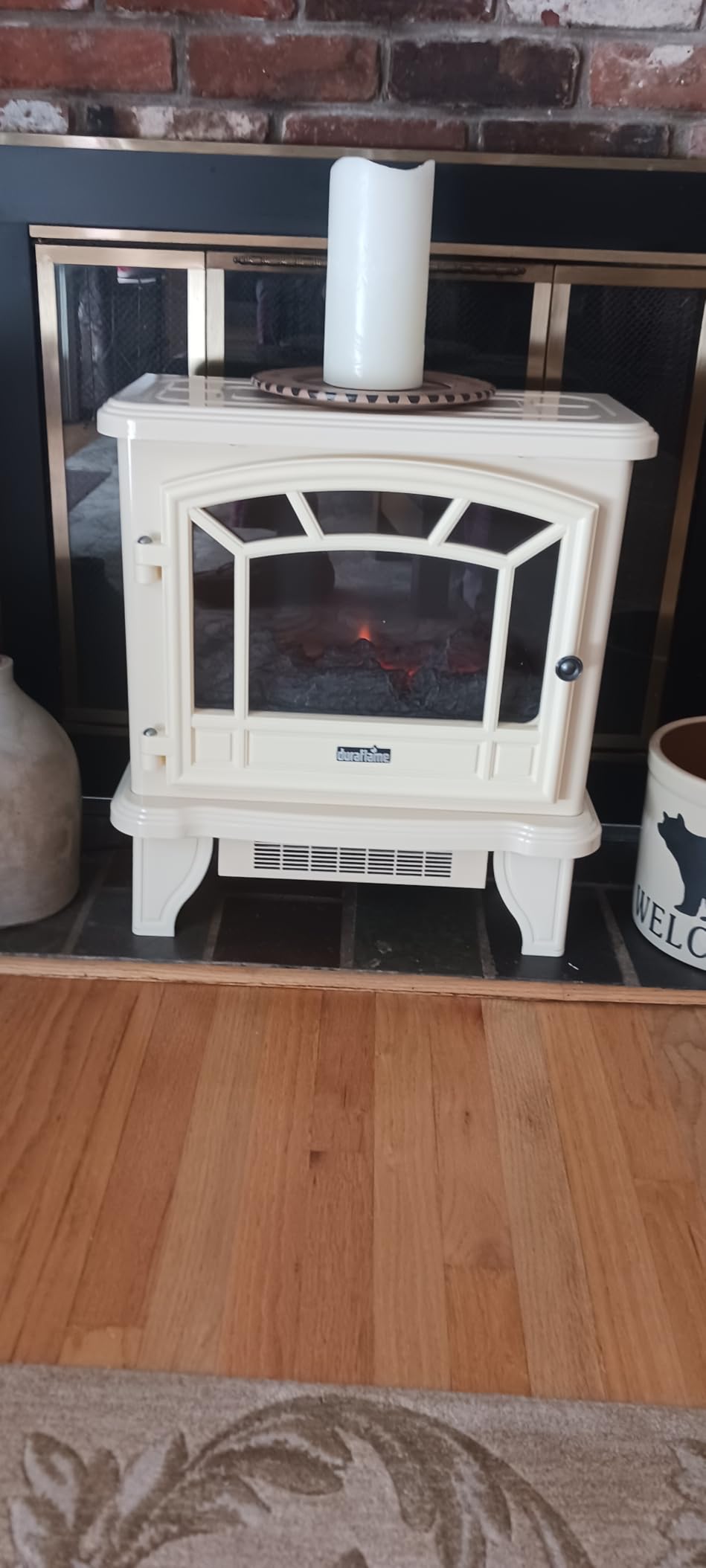 duraflame® Infrared Quartz Electric Fireplace Stove Heater, Black customer photo 2