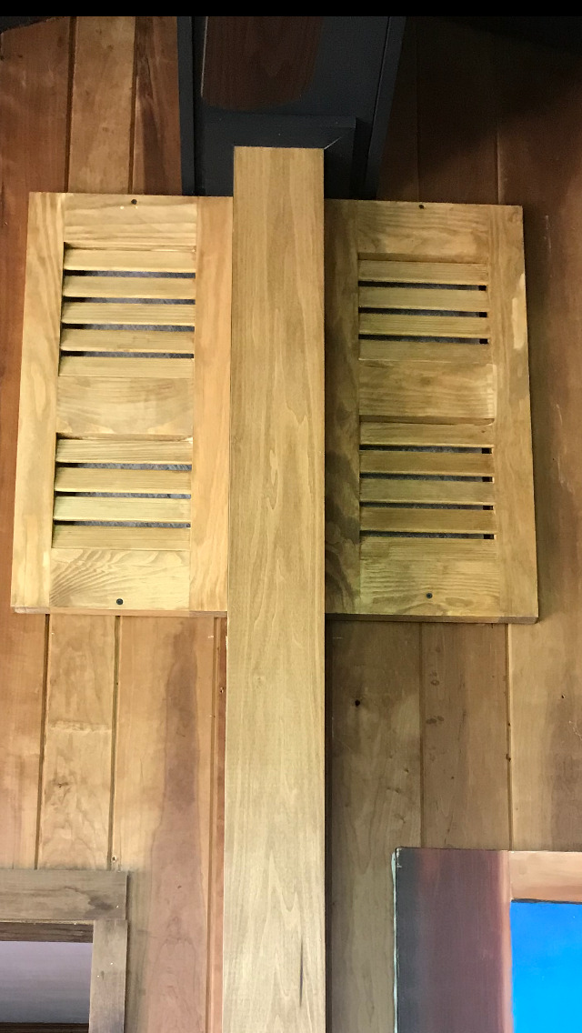 Ekena Millwork RWL15X048WHP Exterior Real Wood Pine Louvered Shutters (Per Pair), White, 15