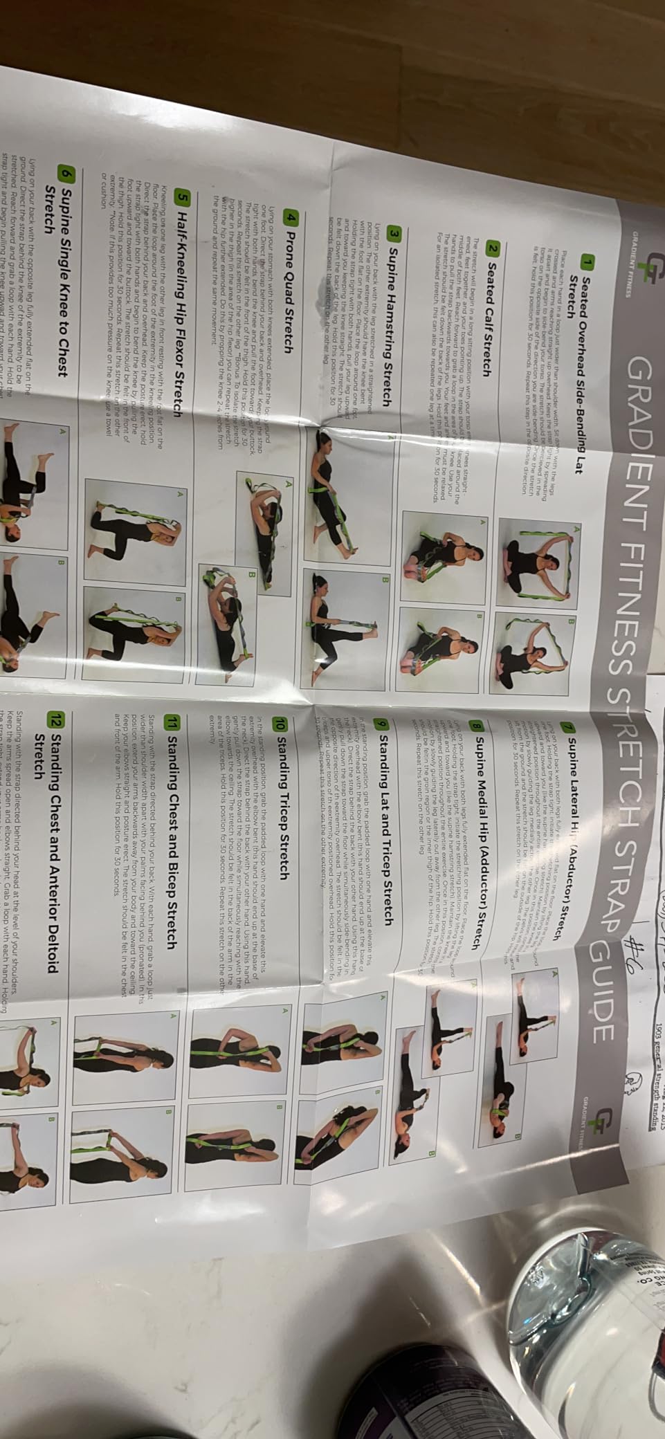 Gradient Fitness Stretching Strap for Physical Therapy, 12 Multi-Loop Stretch Strap 1.5