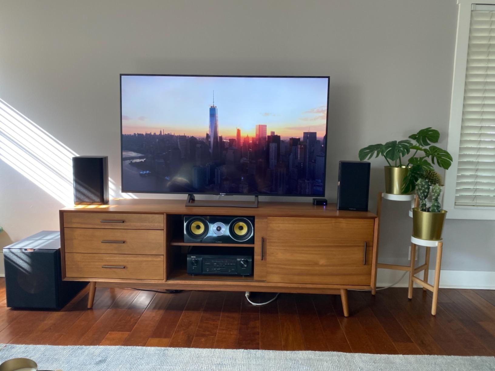 Signature HiFi 2-Way Center Channel Speaker for Enhanced Dialogue and Vocals in Home Theater Surround Sound Systems - Black Ash (HFC) customer photo 2