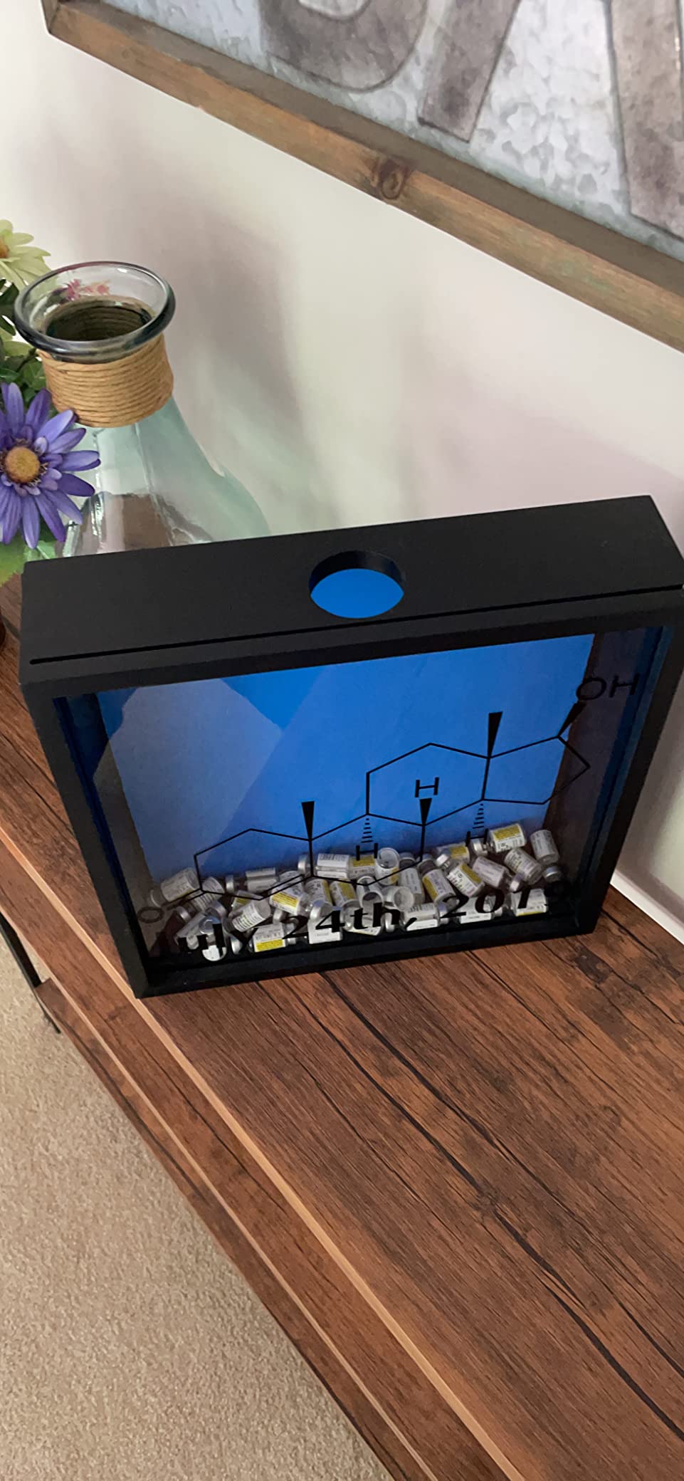 Blank Top Loading Shadow Box 12 1/8
