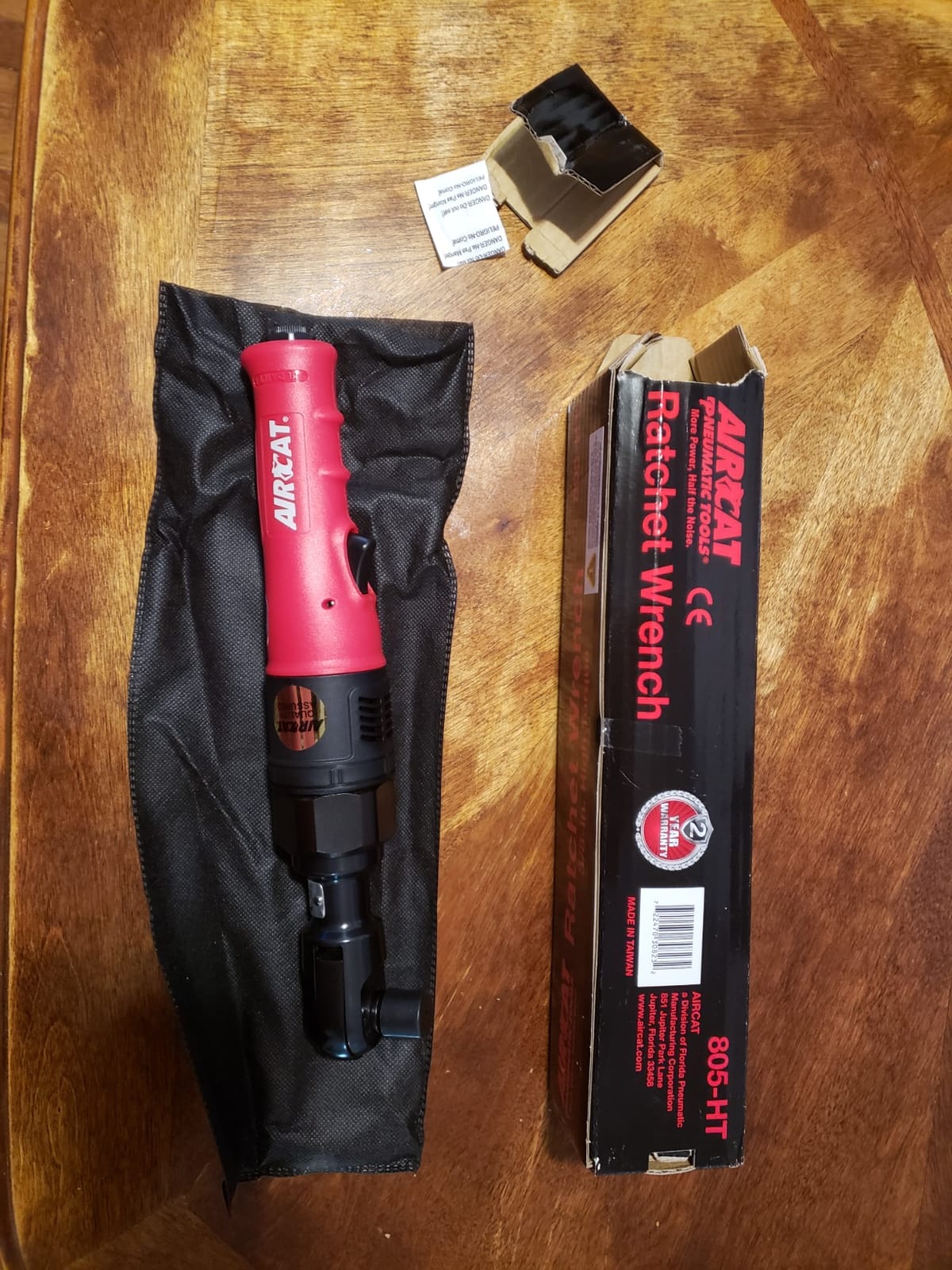 AIRCAT Pneumatic Tools 805-HT-5 High Torque Ratchet Wrench 130 ft-lbs - 1/2-Inch customer photo 1