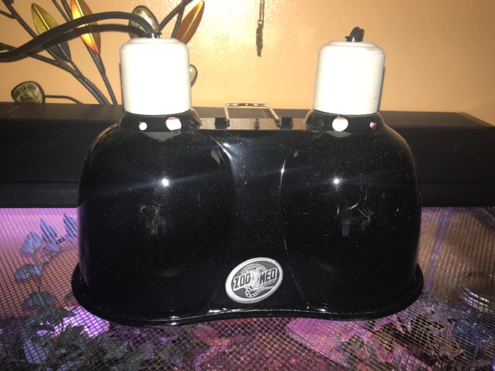 Combo Mini Deep Dome Clamp Lamp Fixture 2 x 5-1/2 Inch Deep Domes customer photo 1