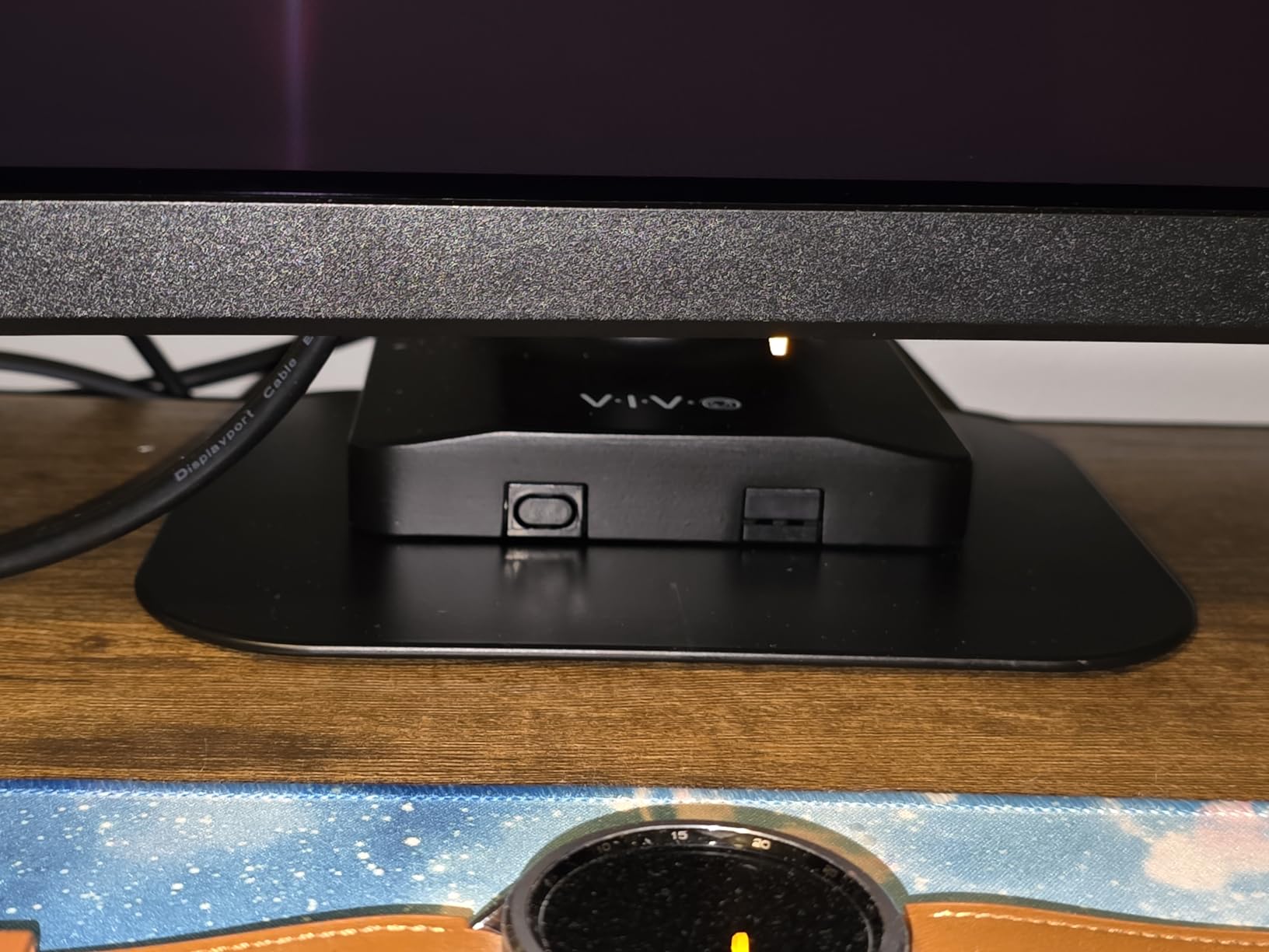 VIVO Dual Monitor Desk Mount Stand with Height Adjustment and VESA Plates for 2 LCD Ultrawide Screens up to 34 inches, Stacked Array, STAND-V002R customer photo 1