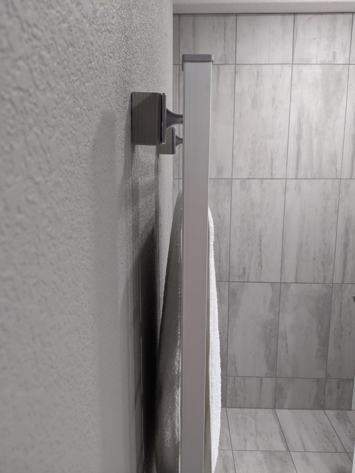 Pursonic TW300 Towel Warmer Rack for Bathroom - 6-Bar Electric Heated Towel Rack, Wall Mounted or Freestanding Setup, Plug-In Towel Dryer, Minimal Assembly Chrome-Plated customer photo 2