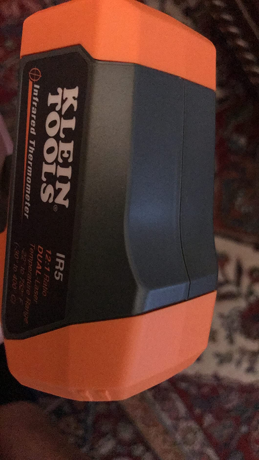 Klein Tools IR5 Dual Laser 12:1 Infrared Thermometer, Digital Thermometer Gun with Backlit Display, Dual Laser Targeting and Auto Scan, Wide Temperature Range customer photo 1