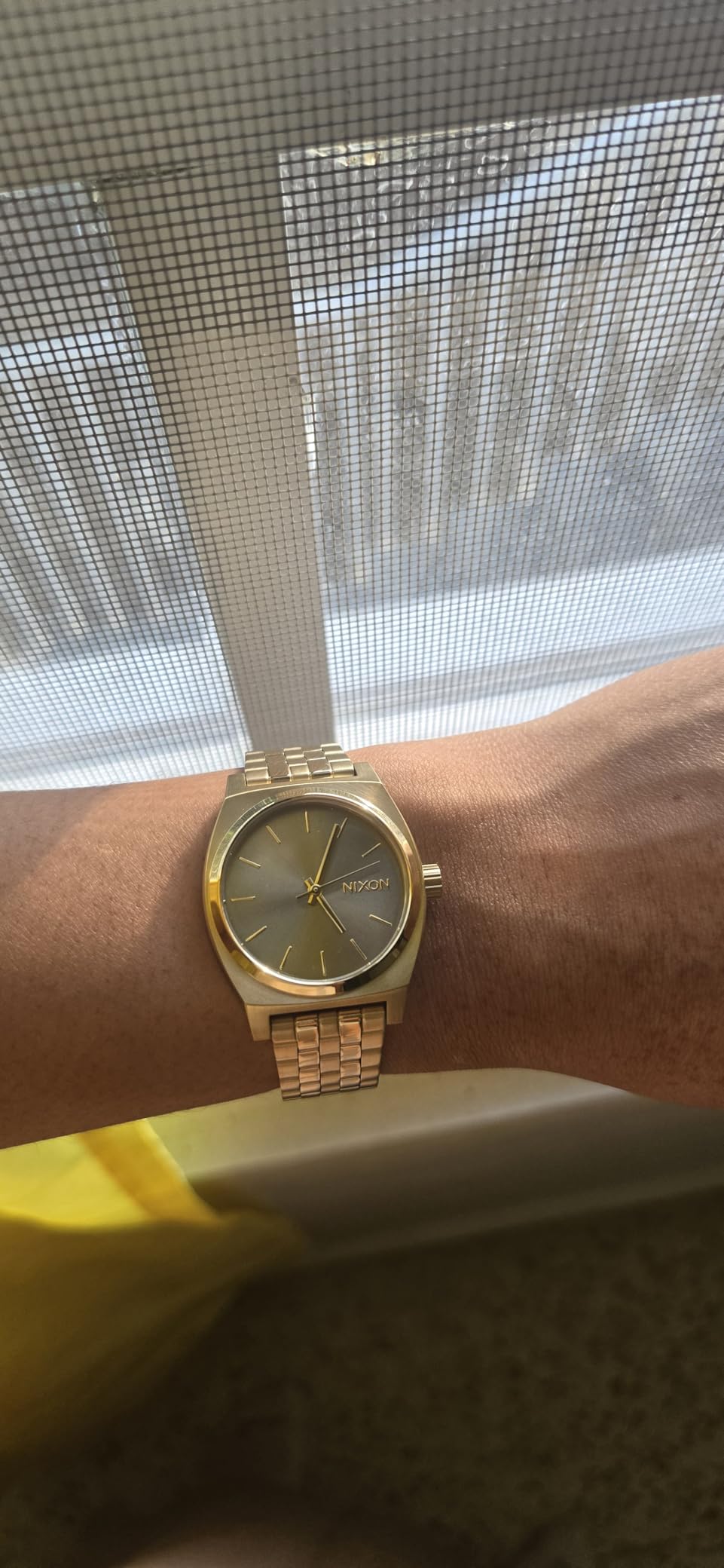 NIXON Medium Time Teller A1130-100m Water Resistant Women's Analog Watch | (31mm Watch Face, 16mm-15mm Stainless Steel Band) customer photo 2