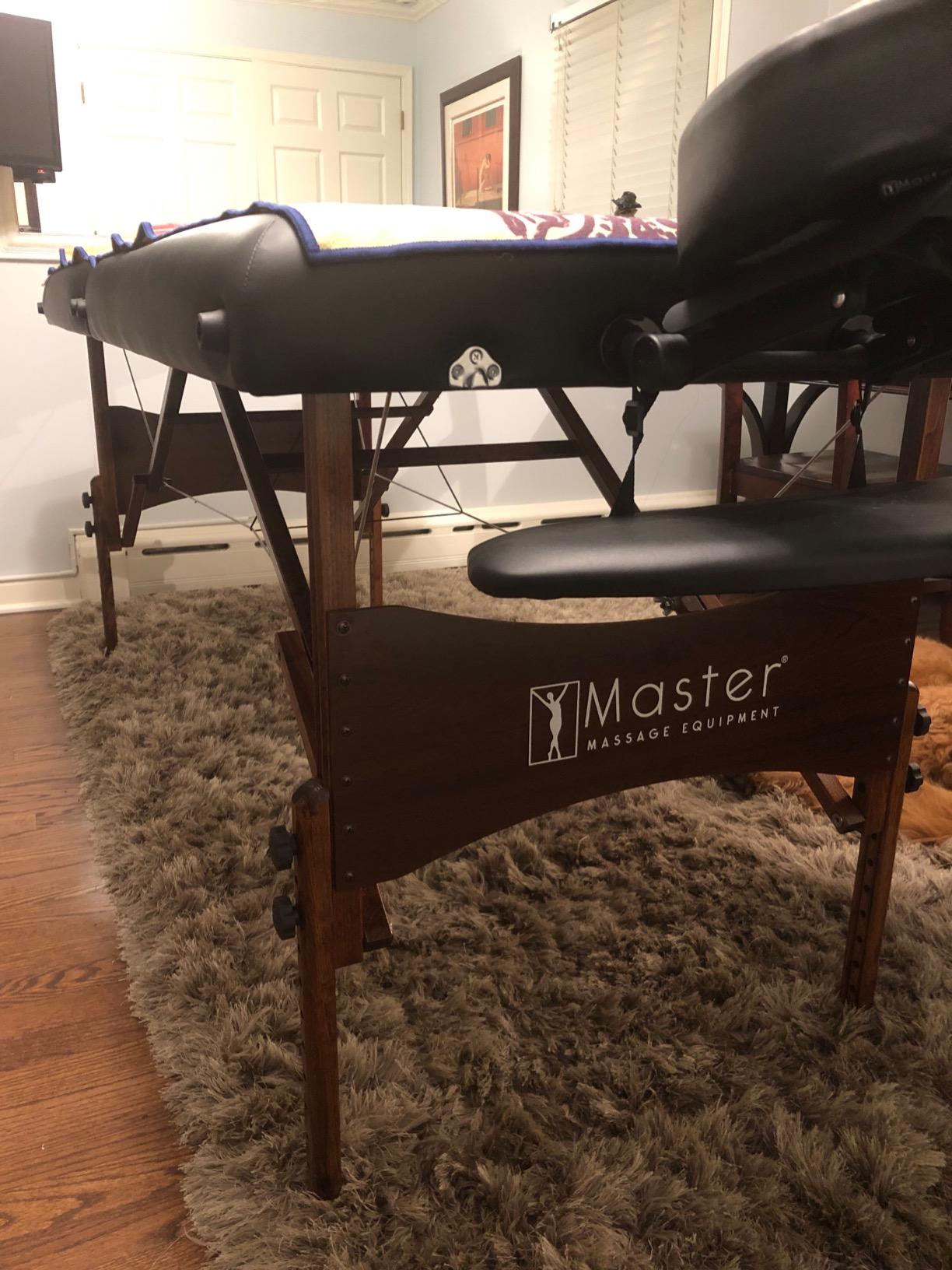Master Massage Newport Portable Massage Table Package with Denser 2.5