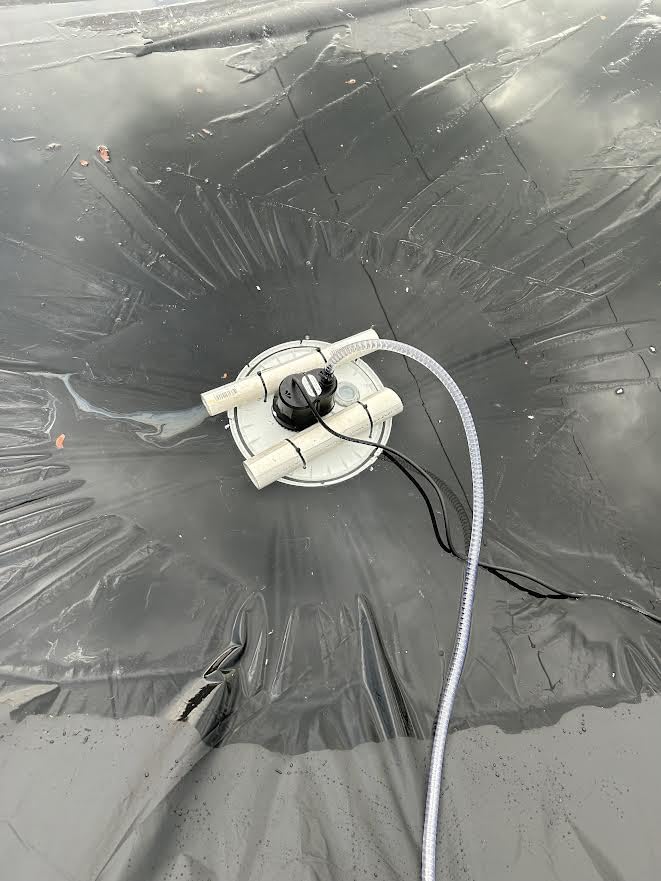 Pool Cover Pump - 75W 10 GPM 120V - 16 ft Hose - ABS Plastic | Submersible Design, Flat Base For Shallow Water, Manual Shut Off, 16 ft Power Cord, 4 x 5 x 4 in, For Spas And Ponds customer photo 2