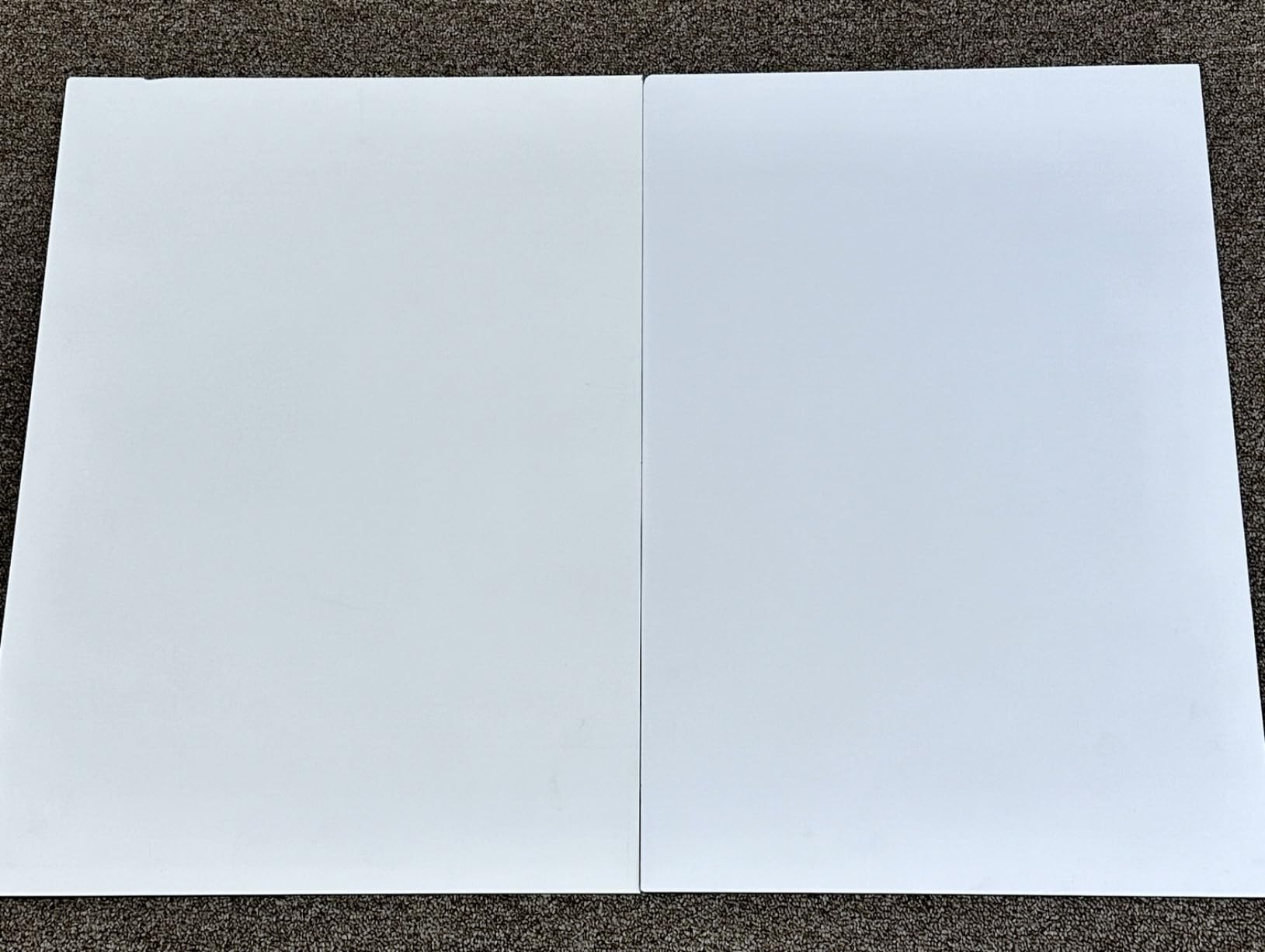 uDecor DuraClean Smooth White 2ft x 4ft Vinyl Drop Ceiling Tiles - Box of 10, Waterproof, Washable, Class A Fire Rated, 4mm PVC, Ideal for Home, Restaurants, Offices, 80 Sq.ft Coverage customer photo 1
