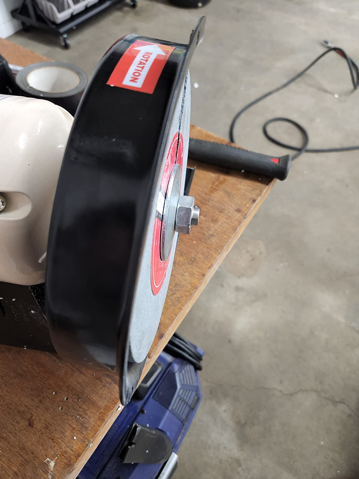 Shop Fox W1840 Variable-Speed Grinder with Work Light, 8