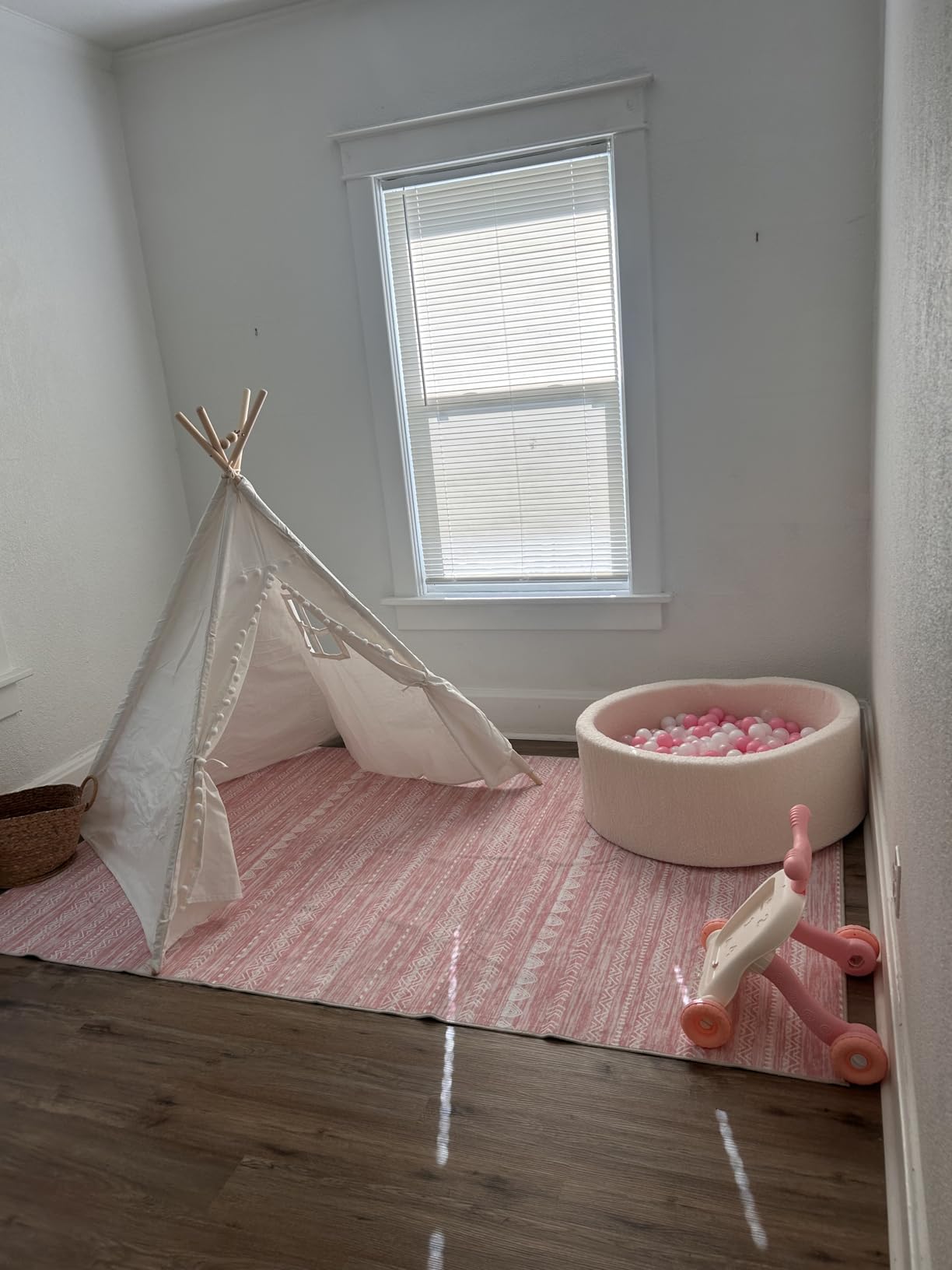 Little Dove Teepee Tent for Kids with Star Lights, Mat & Campfire Toy, Premium Cotton Canvas Kids Play Tent with Wooden Poles, Foldable Indoor Outdoor Playhouse with Carry Bag, Gift for Boys customer photo 2