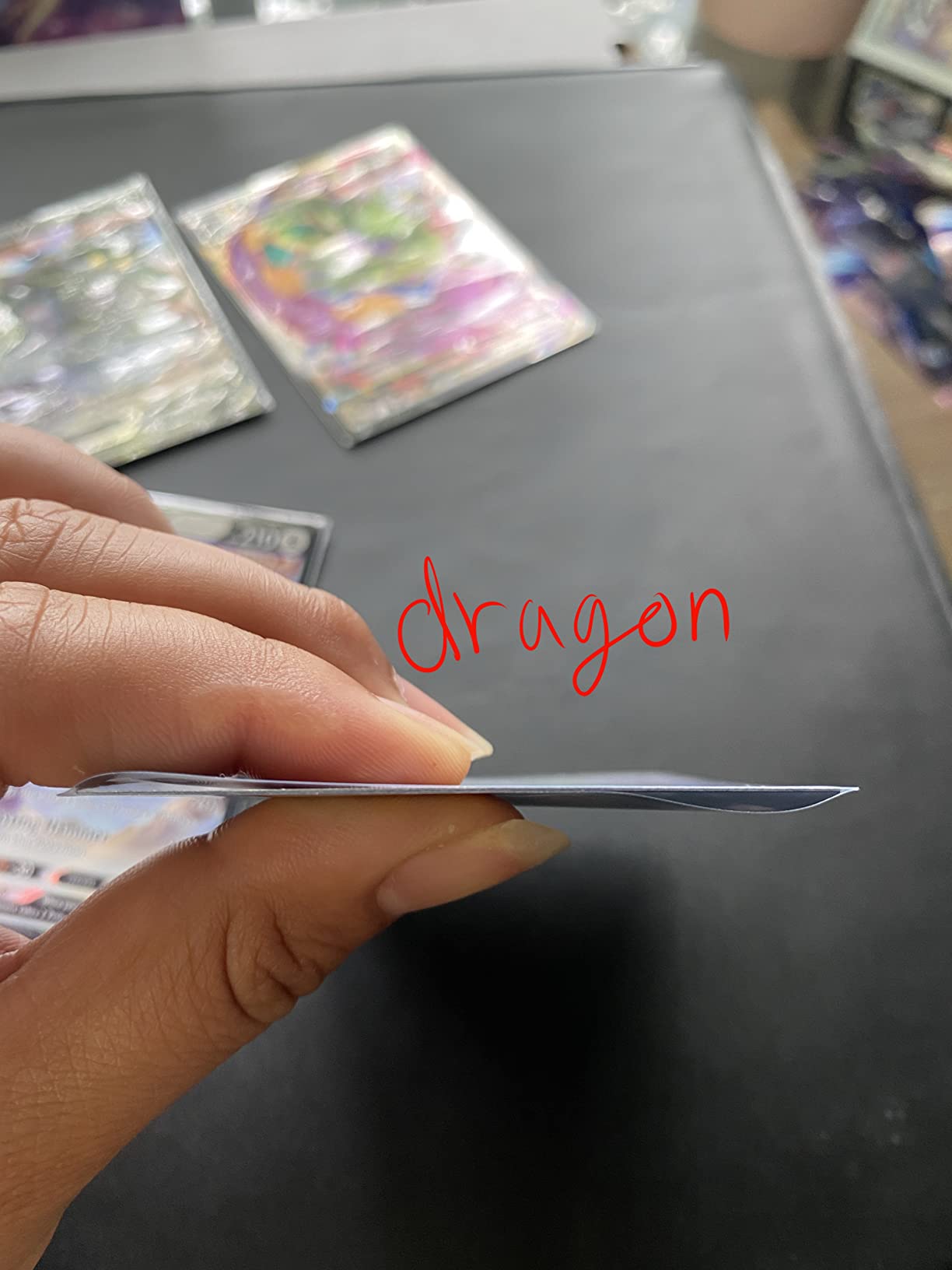 Dragon Shield Perfect Fit Inner Card Sleeves Standard Size (100 CT) - PVC-Free Polypropylene Double-Sleeve Protection Compatible with Pokemon, One Piece & Magic The Gathering - Clear customer photo 2