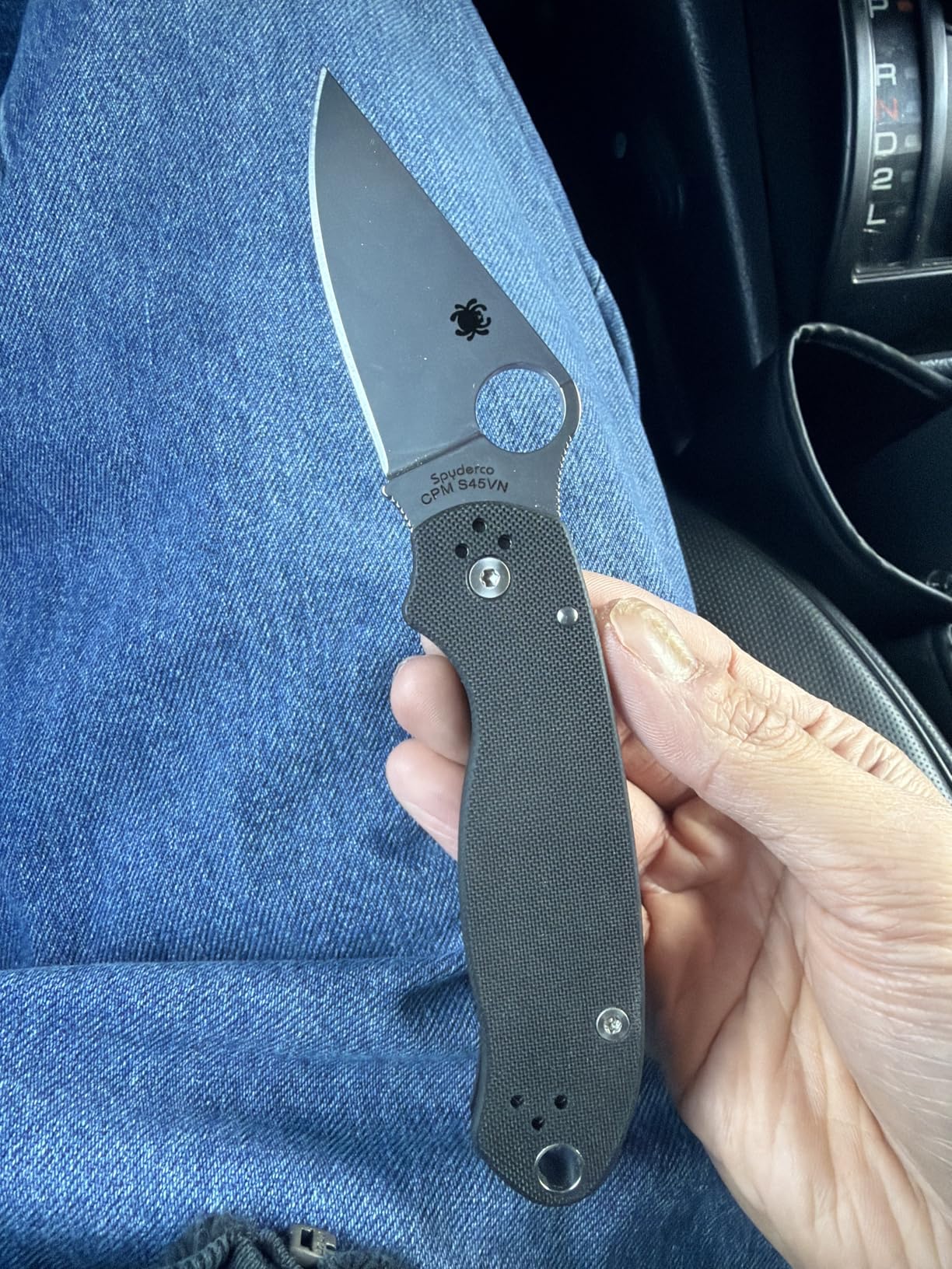 Spyderco Para 3 Folding Pocket Knife, PlainEdge | 7.2